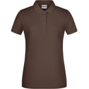 James & Nicholson polokošeľa z biobavlny 8009 Hnědá