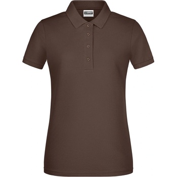 James & Nicholson polokošeľa z biobavlny 8009 Hnědá