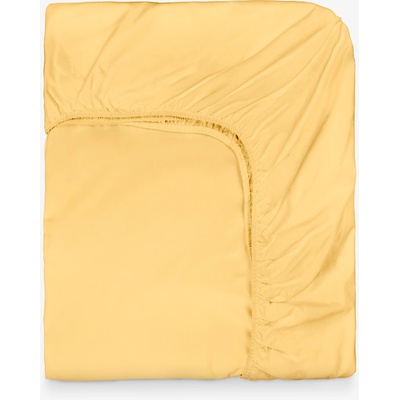 Дилиос Чаршаф с ластик за матрак 160/200/30 см НЮАНСИ Жълт, 100% памук ранфорс