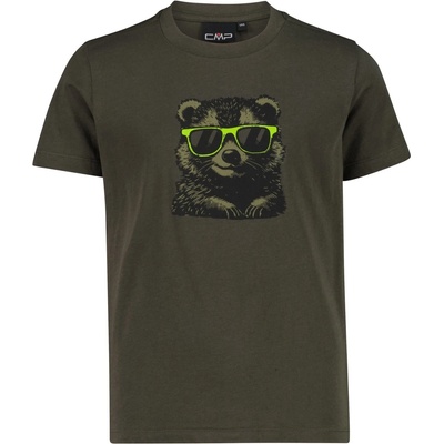 CMP Детска тениска CMP Kid's T-Shirt Print T-shirt - Oil Green - размер 176 (EU) (704-3999-1516)