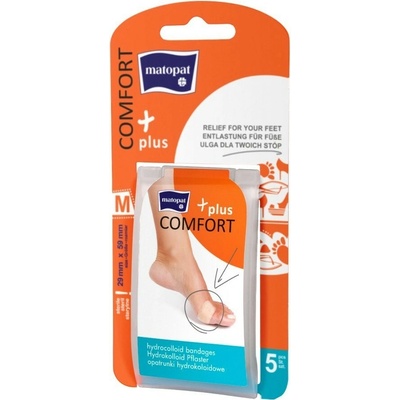 Matopat Comfort Plus hydrokoloidní náplast M 29x59mm 5ks