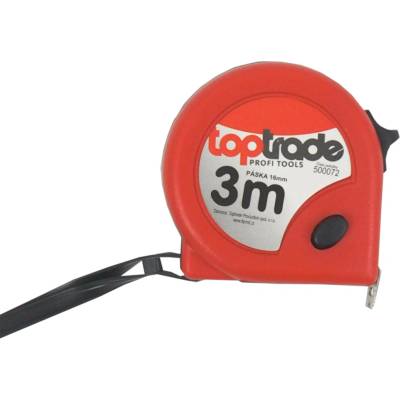 TOPTRADE svinovací metr 3 m, 16 mm