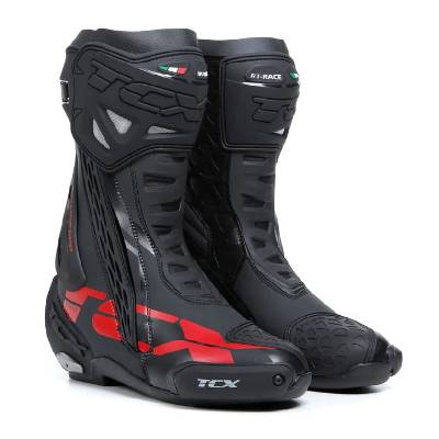 Moto topánky TCX RT-RACE čierno/šedo/červené - Veľkosť 47