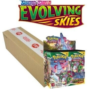 evolving skies 6 booster box case 1st Print Evolving Skies Booster Box Case The Pokcave