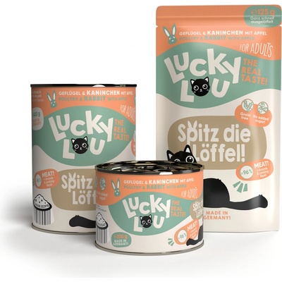 LUCKY LOU Lifestage Adult Hydina a Králik 4 x 125 g