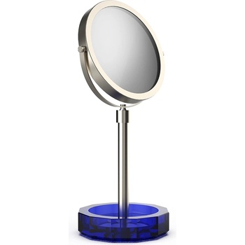 Decor Walther Козметично огледалце Kristall с тъмносиня основа никел (0942095)