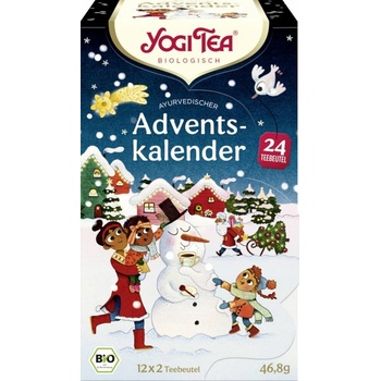 YogiTea Adventní kalendář Ekologické bio čaje 24ks 2025