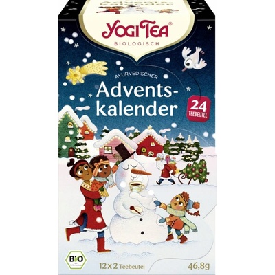 YogiTea Adventní kalendář Ekologické bio čaje 24ks 2025