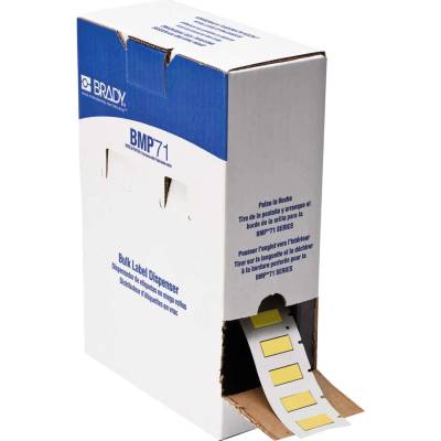 Brady BM-250-1-342-YL / 174461, Bulk PermaSleeve маркерни ръкави за кабели, 25.78 mm x 11.15 mm (174461)