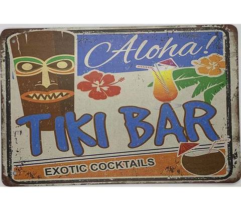 Ceduľa Tiki Bar
