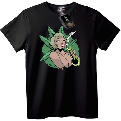 NOONEBRAND Тениска Ретро Pin-Up Наргиле - XS, White