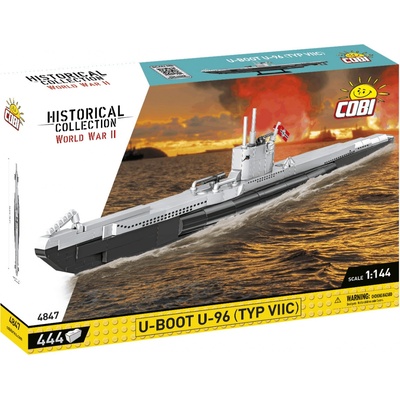 COBI 4847 World War II Německá ponorka U Boot U 96 typ VIIC – Hledejceny.cz