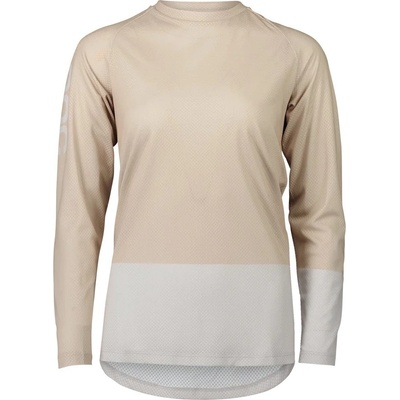 POC W's MTB Pure LS Jersey Lt Sandstone Beige/Granite Grey