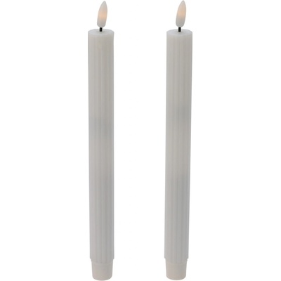 Home Styling Collection Voskové stolní svíčky s LED, 25 cm