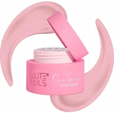 Saute Nails Gel One Touch Glitter Natural 50 g