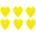 Dunlop 47PKH3NYS Kirk Hammett Yellow Sparkle Jazz III Player Pack Перце за китара (47PKH3NYS)