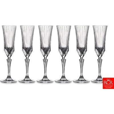 RCR Cristalleria Italiana RCR ADAGIO SKLENICE NA ŠAMPAŇSKÉ 6 x 180 ml
