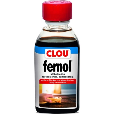 Clou Fernol tmavý, opravná leštěnka na tmavý lakovaný nábytek, 150 ml