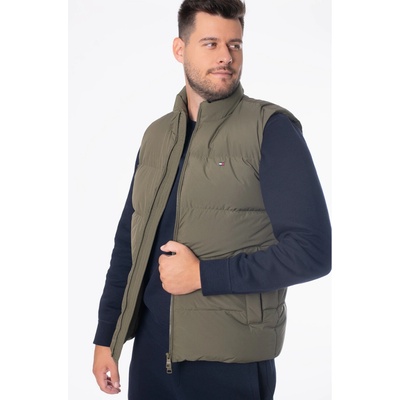 Tommy Hilfiger pánská khaki vesta MW0MW37254 zelená