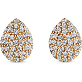 SAVICKI Обеци Savicki: злато, цирконий