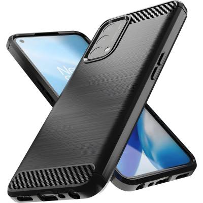 OnePlus Carbon Shield TPU калъф за OnePlus Nord N200 - Черен KP24723