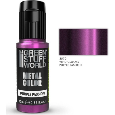 Green Stuff World Vivid Metallic Paint Purple Passion 17 ml l