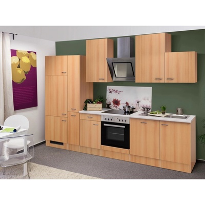 Flex Well Kuchyňa Nano 310 cm/typ 1 chlad./rúra/varná doska/digestor/umývačka