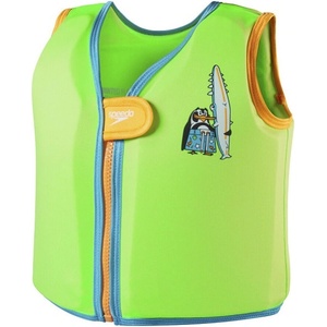 Speedo character printed float vest chima azure blue/fluro green 1-2