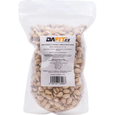 Dafit Pistácie v škrupine pražené solené 1000 g