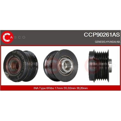 Řemenice, generátor CASCO CCP90261AS
