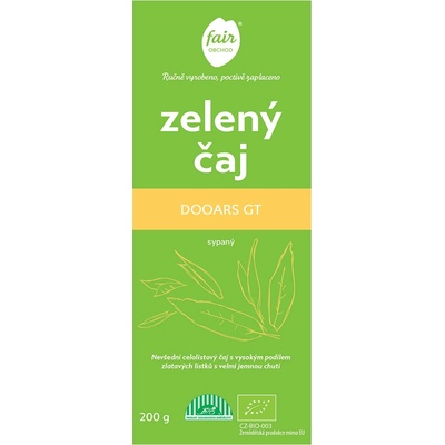 Fairobchod Bio zelený čaj Indie Dooars GT sypaný 200 g