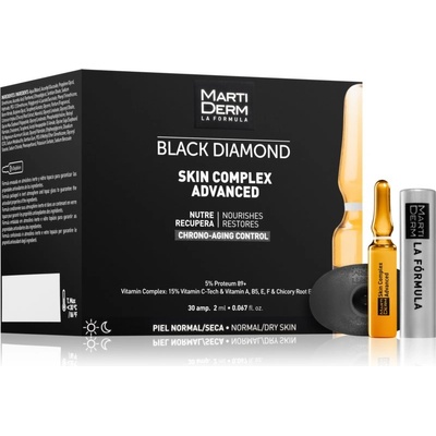 MartiDerm Black Diamond Skin Complex Advanced ампули за уморена кожа 30x2ml