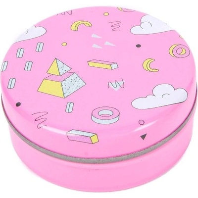 CANENCO Dětský balzám na rty s vůní v plechové krabičce Barva: světle růžová