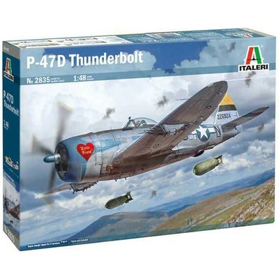 ITALERI Model Kit letadlo 2835P-47D Thunderbolt E.T.O. 1:48