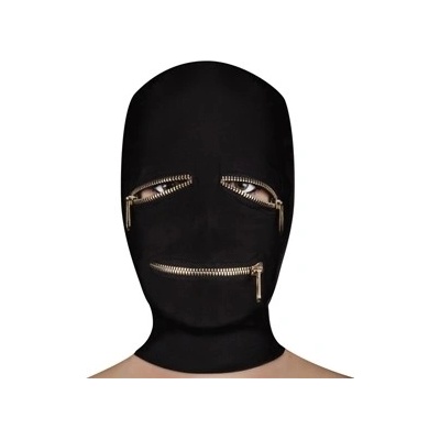 Ouch Extreme Zipper Mask with Eye and Mouth Zipper - Maska na obličej