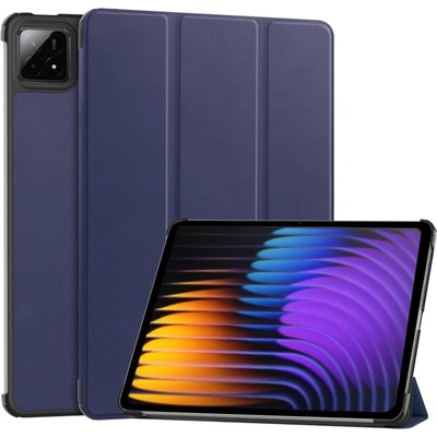 Protemio LEATHER Zaklápací kryt pre Xiaomi Pad 7 / Pad 7 Pro 103516 tmavomodrý
