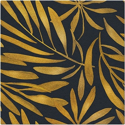 Airlaid servítky Golden leaves 40x40cm