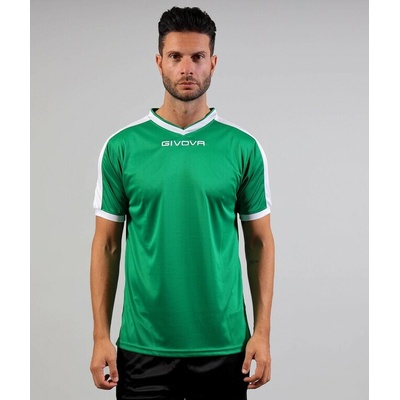 Givova Futbalový dres Revolution Interlock zeleno biela MAC04 1303