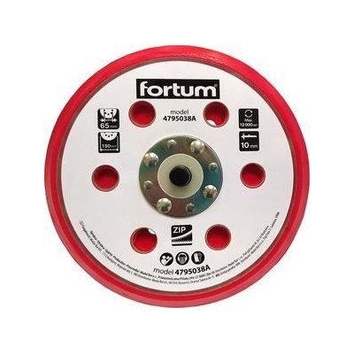 Brúsna základňa 150mm suchý zips 6 dier FORTUM 4795038A