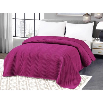 Textilomanie Fialový sametový přehoz na postel ARROW VELVET 170 x 210 cm