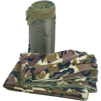 Mil-Tec flisová deka Woodland US 200x150