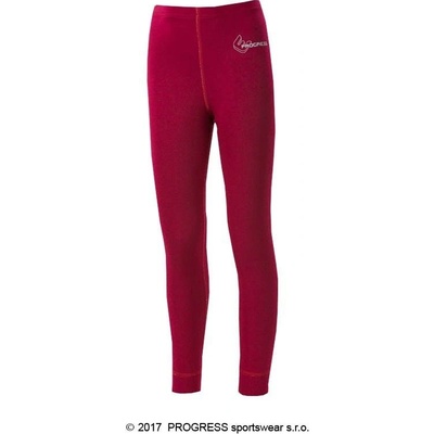 WS SDND dětské termo dlouhé spodky tm.růžová