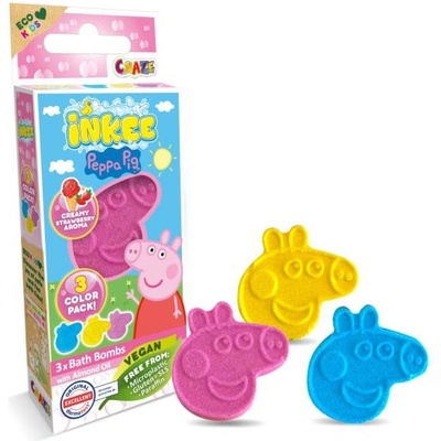 Amenity AB INKEE - Мини опаковка шумяща бомба - Peppa Pig