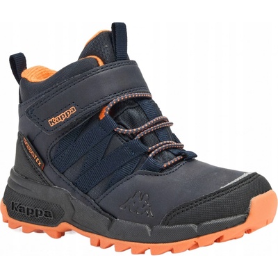 Froddo dětské zimní kozačky vysoké nad kotník kožené na suchý zip vlna