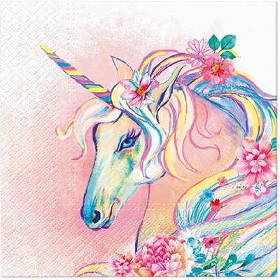 PAW Obrúsky L Unicorn Flower Head 33x33cm
