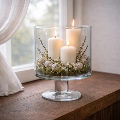 Wikholm Form Skleněná mísa na noze Laila vyšší S – Sleviste.cz