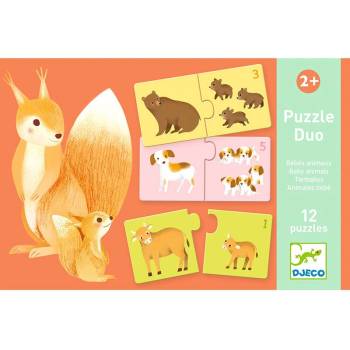 Image 1 of DJECO - Дуо трио пъзел мама и бебе DJ08197