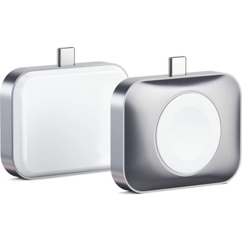 Satechi USB-C 2 in 1 Wireless charging dock for Apple watch and Airpods - Silver (ST-UC2WCDM)
