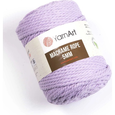 Yarn Art Macrame Rope 5 mm 765 světle fialová