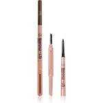 J. Cat Beauty Brow-LA молив за вежди с четка цвят 104 Rich Brown 0.08 гр